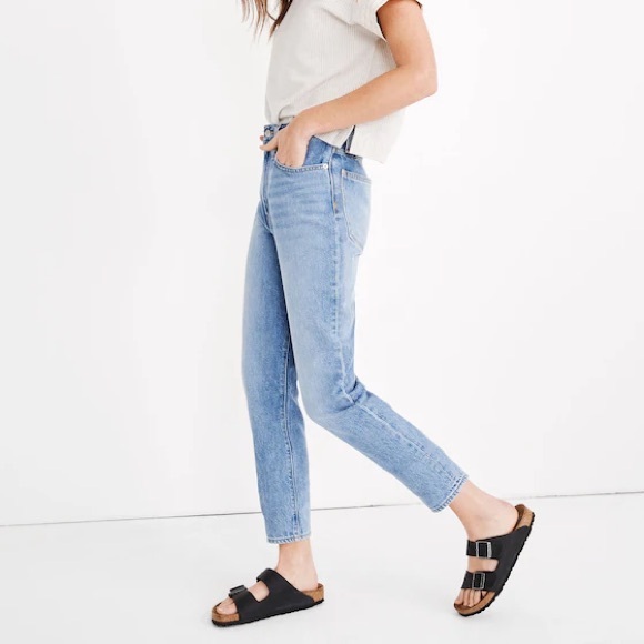 Madewell The Momjean in Melva Wash Size 24 - Picture 2 of 8